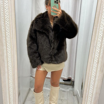 VANILLA Fur Stylish Coat