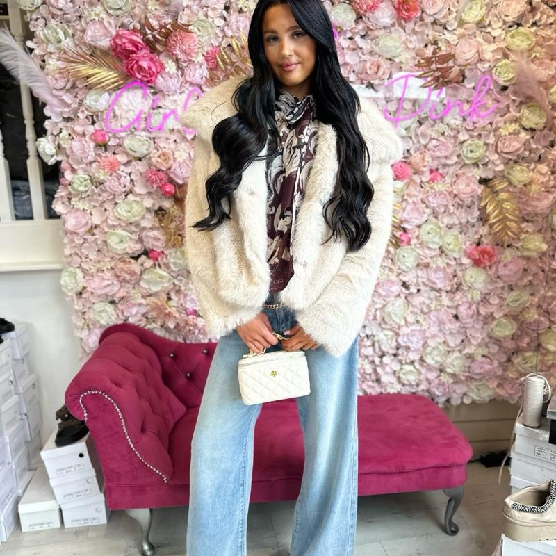 VICKY Sheer Blouse Top With Bow On Neck (One Size 6-12)