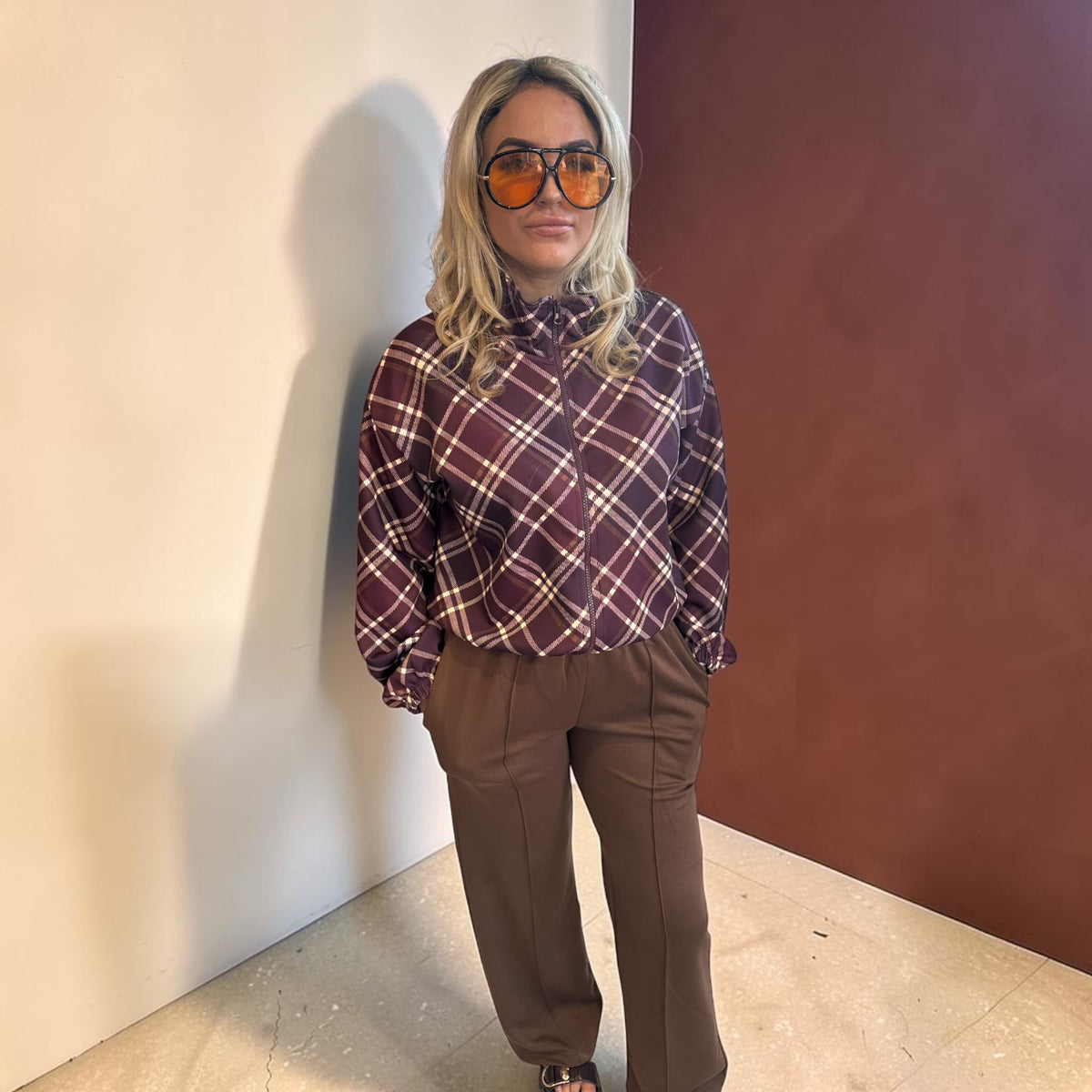 SERENA Plaid Jacket
