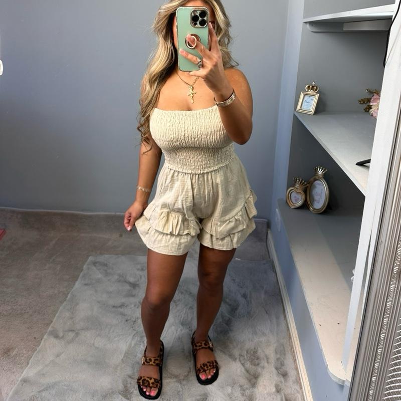 Kassie Loose Fit Baggy Casual Playsuit