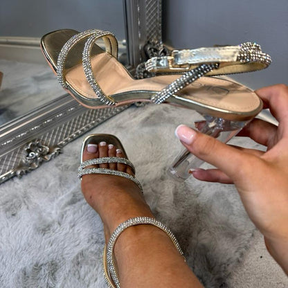 VIVI Stylish Rhinestone Sandals Footwear