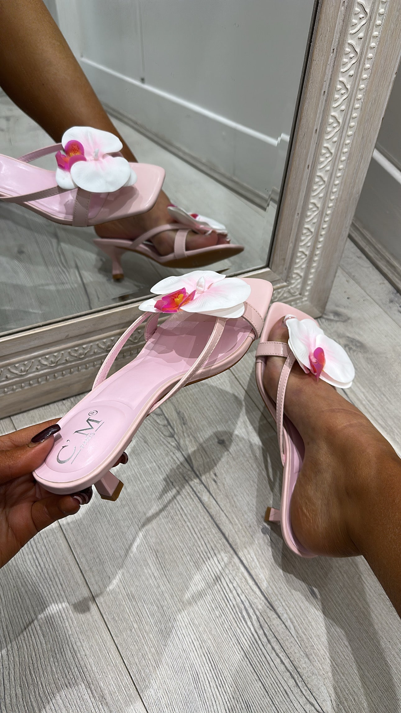Lola Flower Kitten Heels