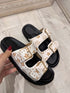 Close-up of ergonomic LOLA buckle detail sliders on adjustable strap for comfort and support