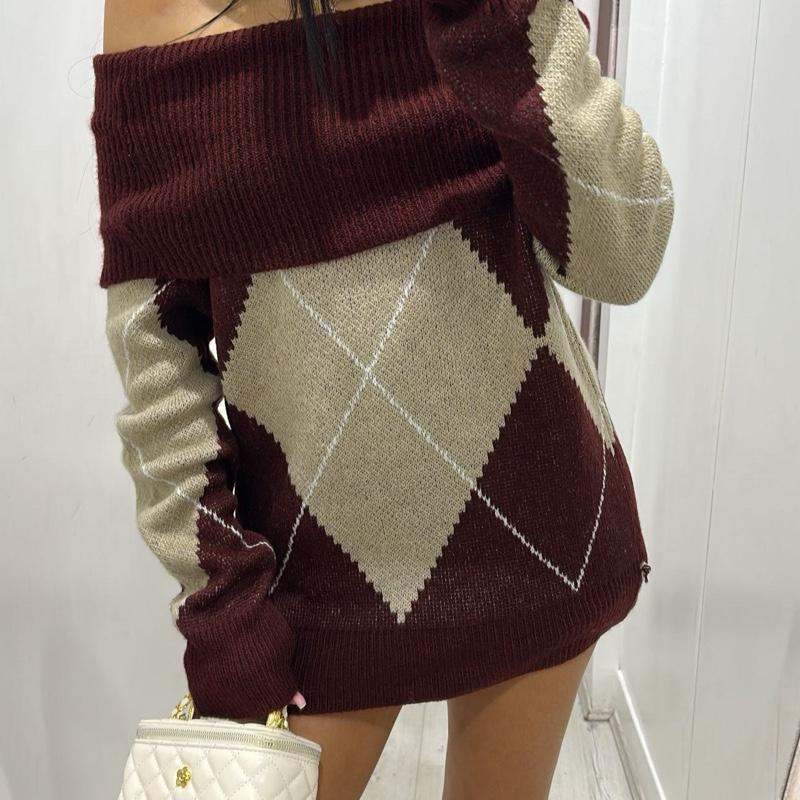 Pippa Knitted Fold Over Jumper