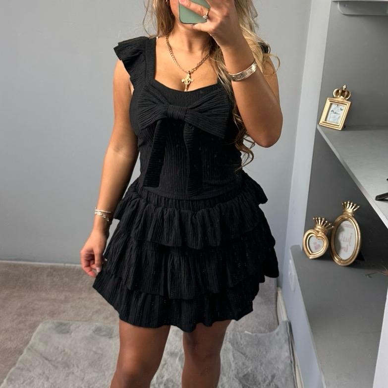 Kelsey Women’s Ruffled Skirt Outfit Top Set