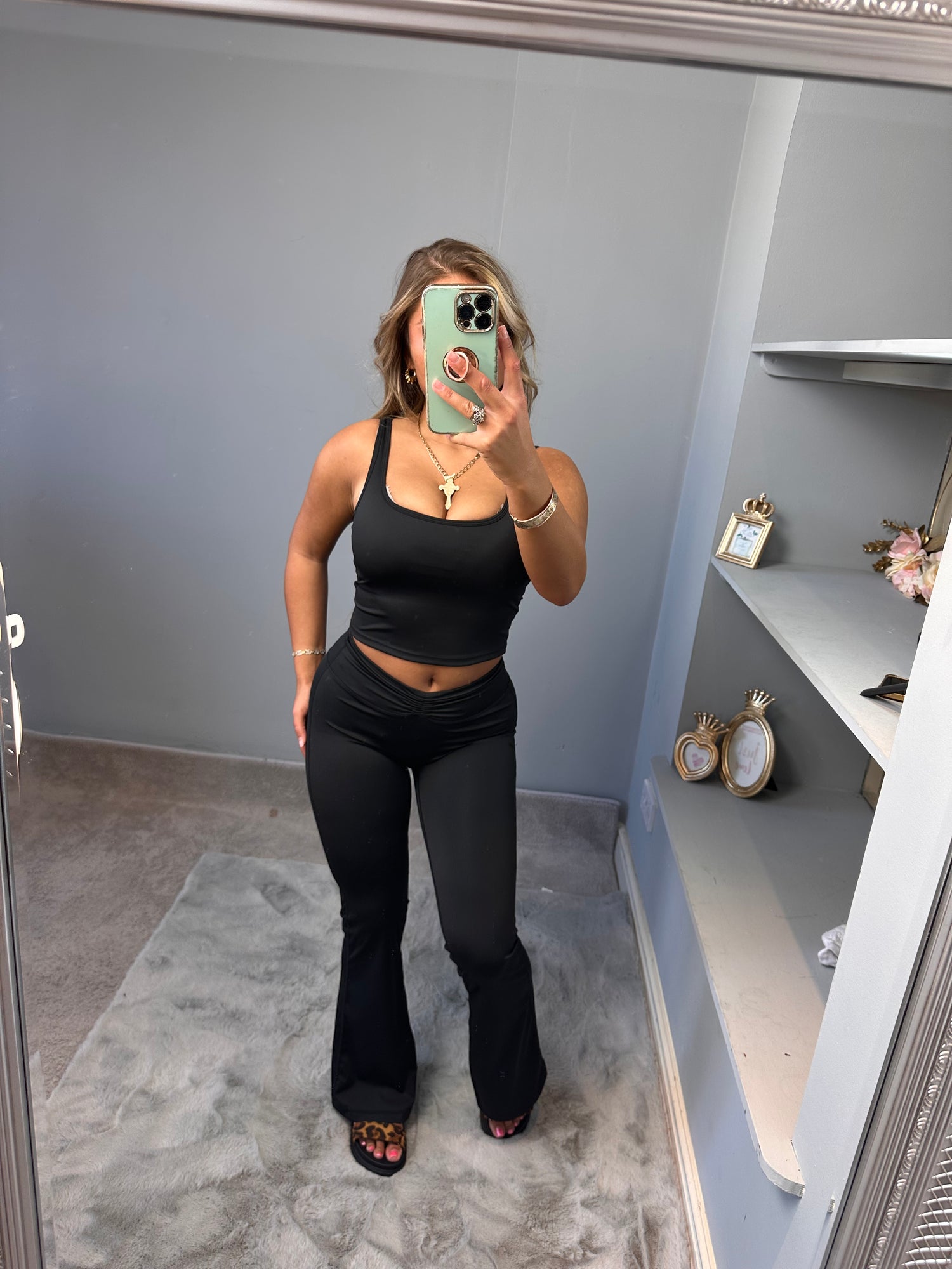 LOLA Slinky Top &amp; Flared Trousers