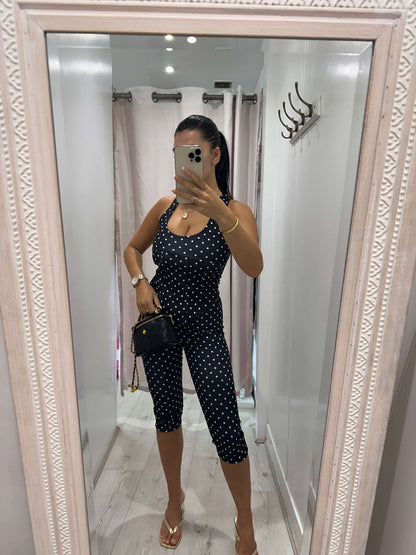 HONOR 2 Piece Capri Set with polka dot design for stylish and comfortable casual wear