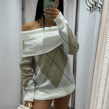Pippa Knitted Fold Over Jumper
