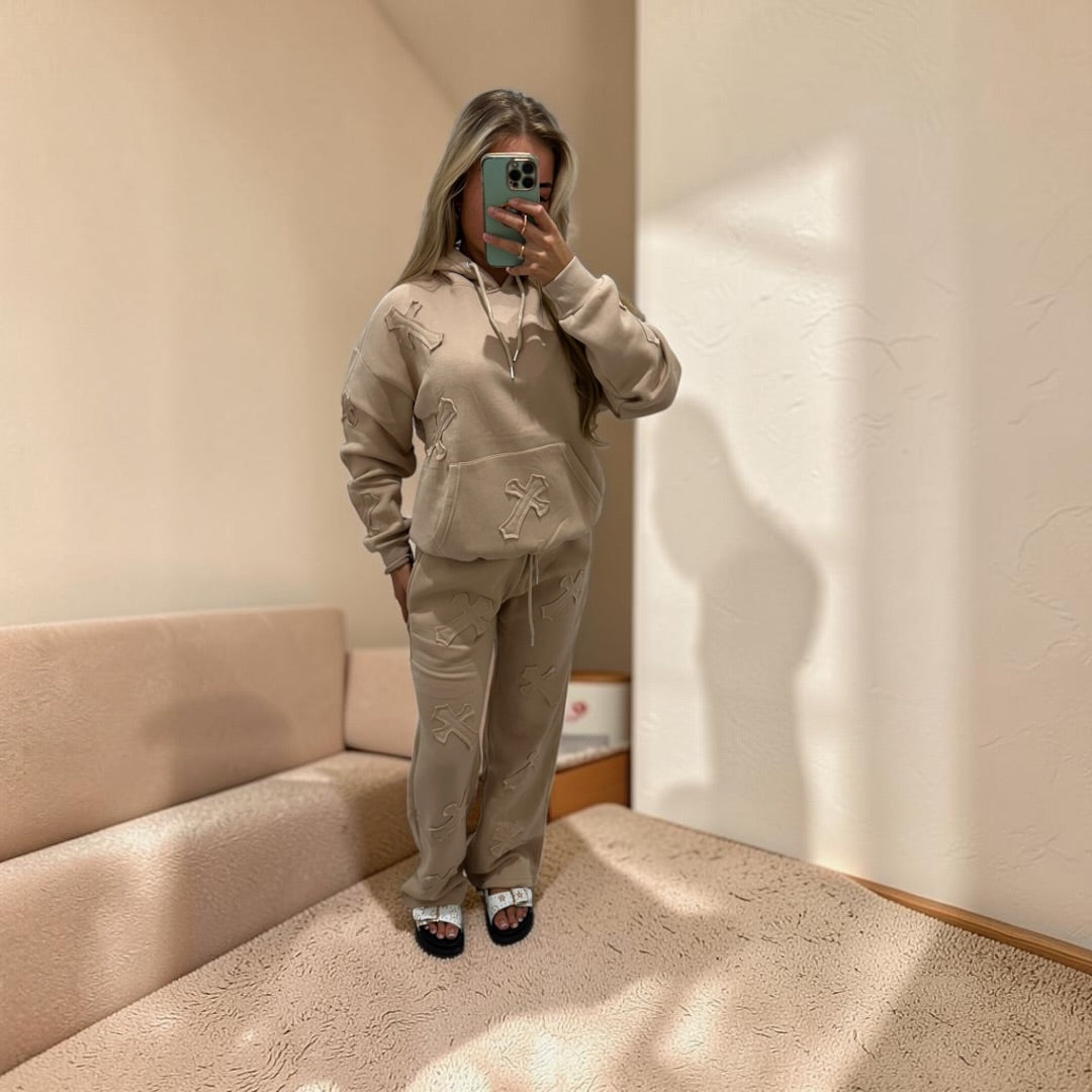 Trish Oversized Cross Tracksuit