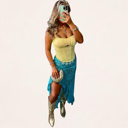 Addison Elegant Women’s Lace Maxi Skirt
