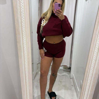 RILEY Knitted Top &amp; Shorts Set