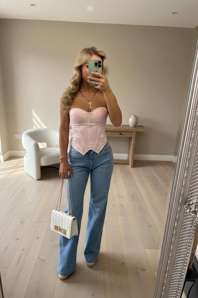 MILLIE Satin Corset