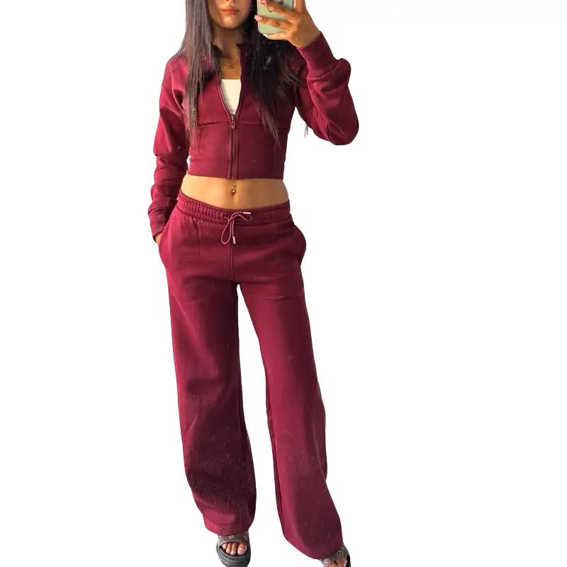 Tahliya Women’s Wide Leg Zipped Loungewear