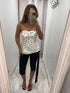 ZERAH fold over bandeau top with pearl button detail in one size 8-12