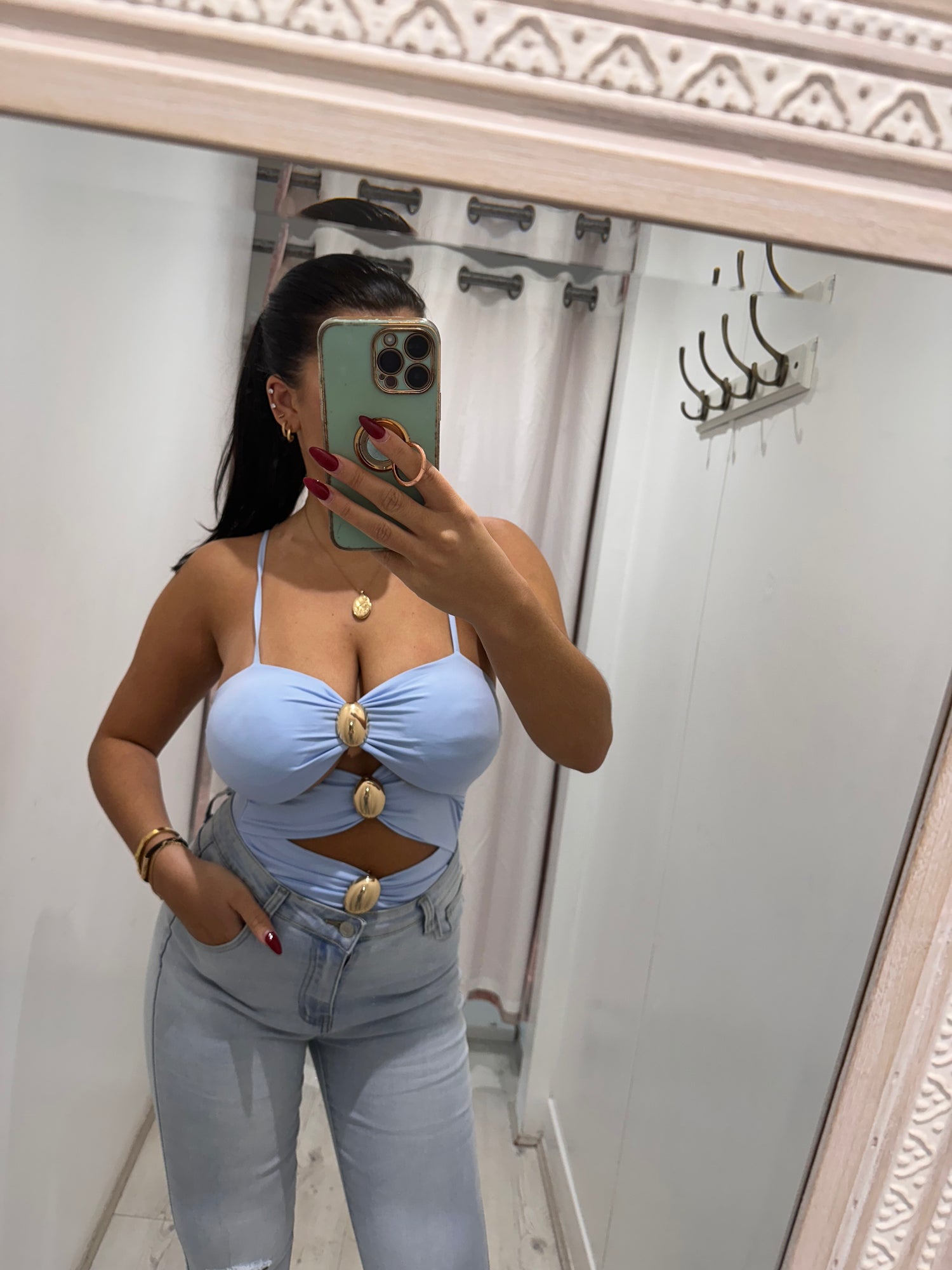 Body Romy avec boucles dorées