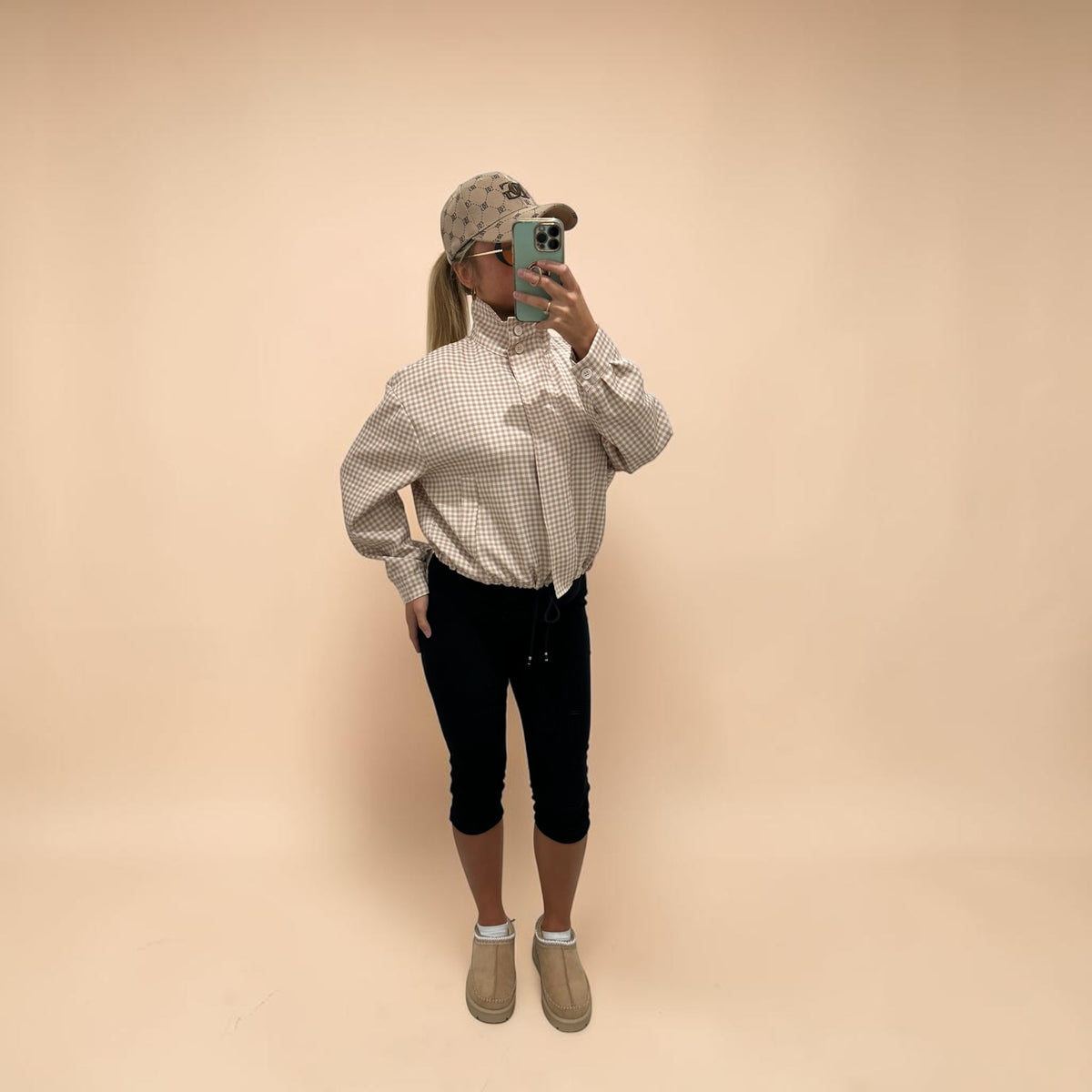 GIANNI Chekerd Bomber Jacket