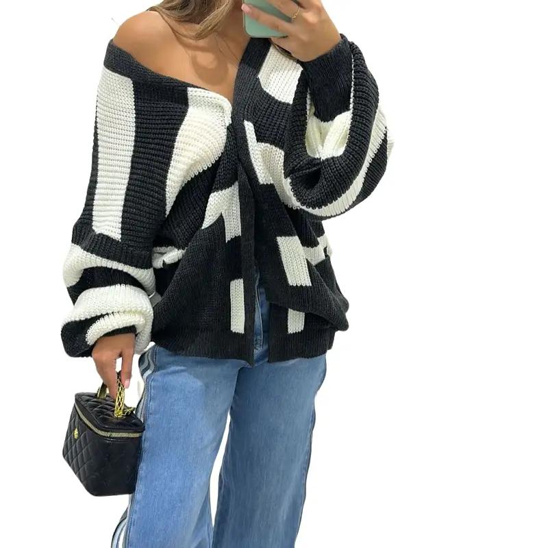 MAPLE Oversized Knitted Cardigan