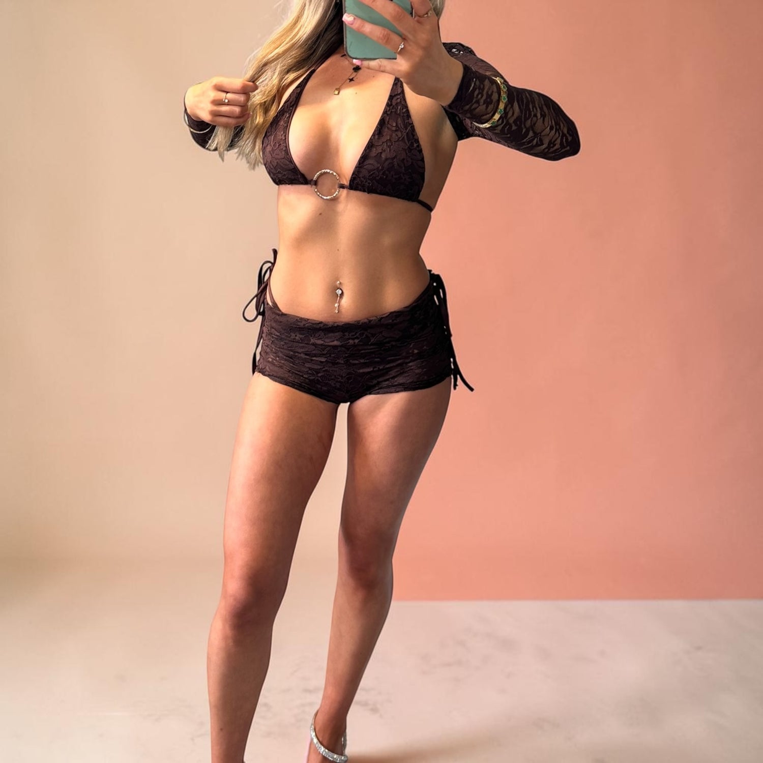 IMANI 4 peice Bikini Cover Up &amp; Shorts