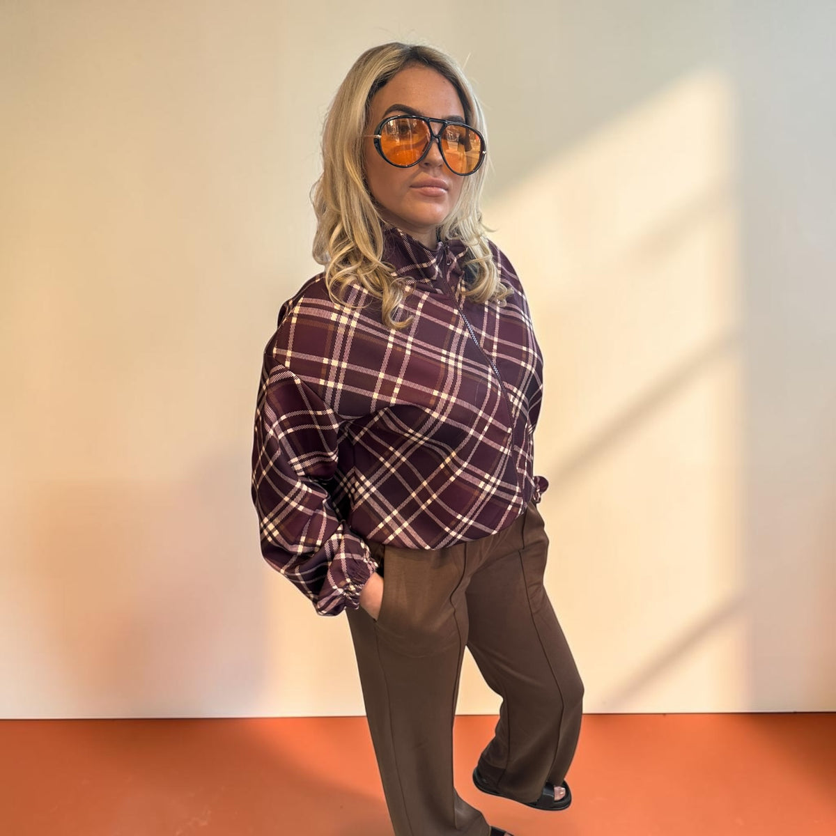 SERENA Plaid Jacket