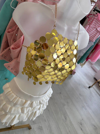 Gold Disk Chain Tops | Trendy Accessories for Women - GWP
