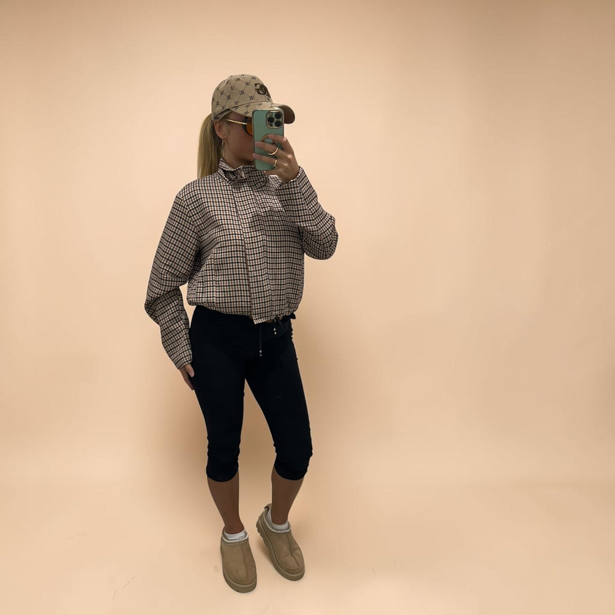 GIANNI Chekerd Bomber Jacket