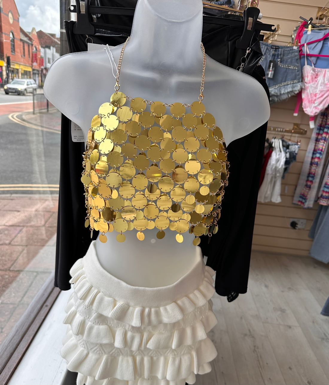 Gold Disk Chain Tops | Trendy Accessories for Women - GWP