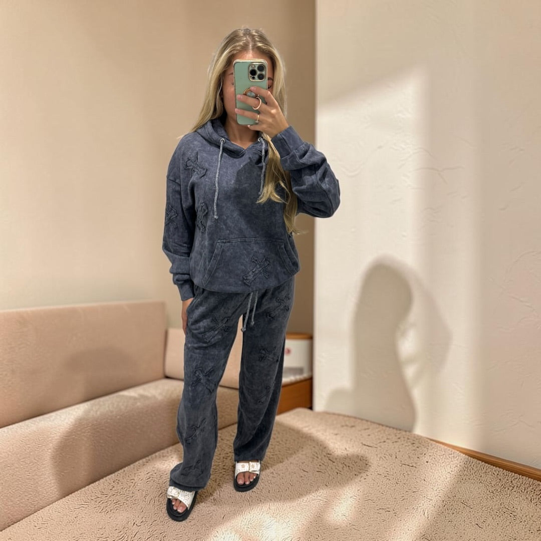 Trish Oversized Cross Tracksuit