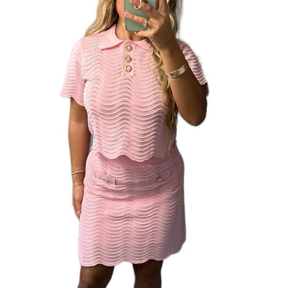 Mia Elegant Knitted Coord Outfit Coord