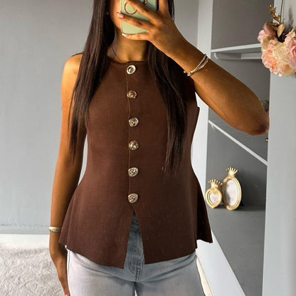 Jay Stylish Women’s Button-Up Waistcoat