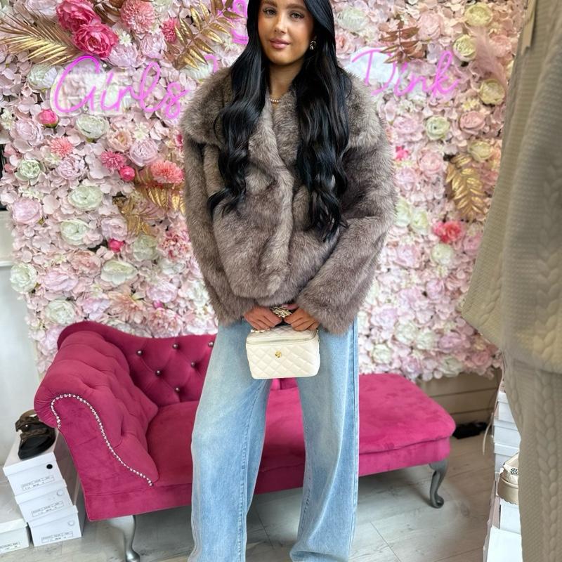 Hunter Fur Coat (One Sized 6-12)