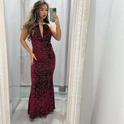 Cassie Sparkle Maxi Dress