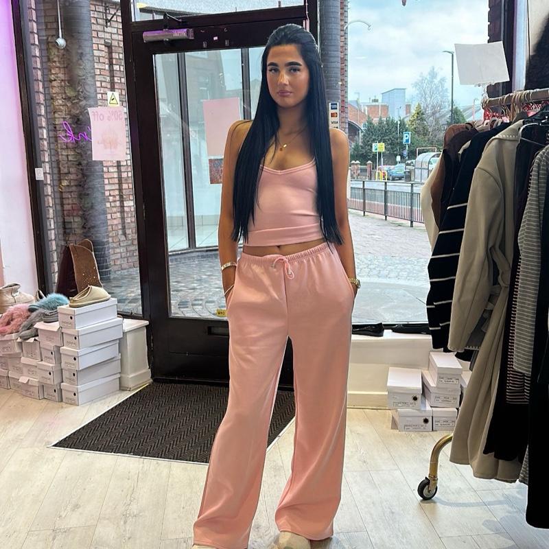 CAMILLE Strappy Top & Joggers Set