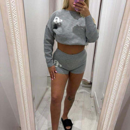 RILEY Knitted Top &amp; Shorts Set