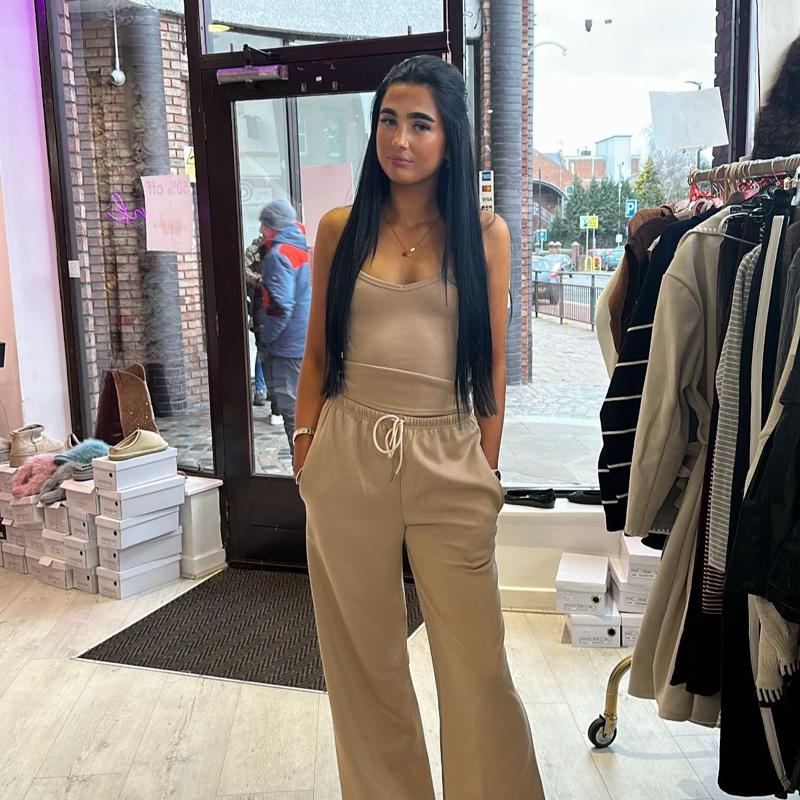 CAMILLE Strappy Top &amp; Joggers Set