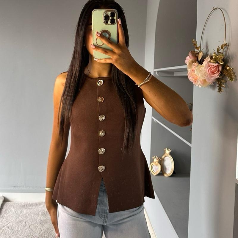 Jay Stylish Women’s Button-Up Waistcoat