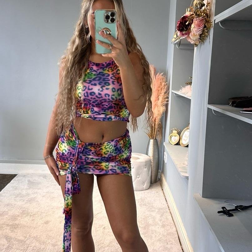 GWP Short Casual Leopard Co-Ord