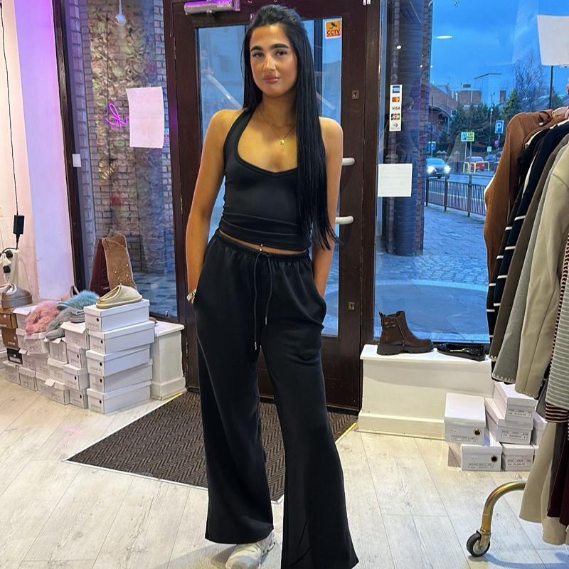 CAMILLE Strappy Top &amp; Joggers Set