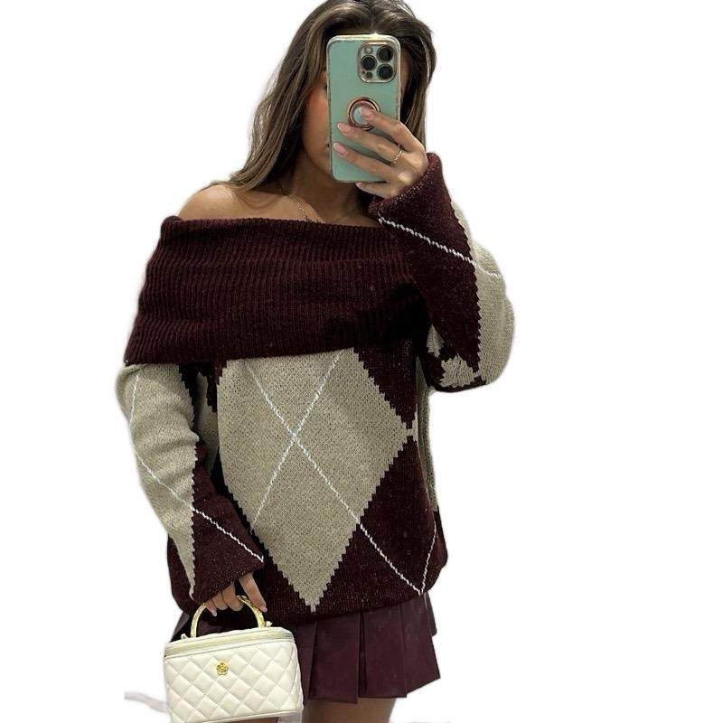 Pippa Knitted Fold Over Jumper
