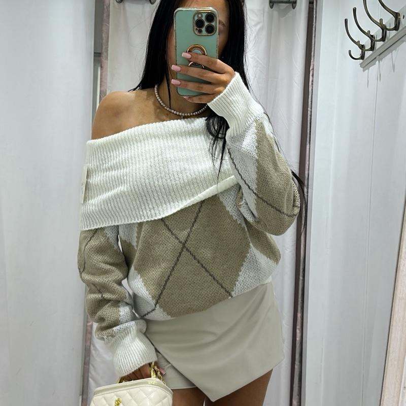 Pippa Knitted Fold Over Jumper