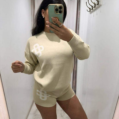 RILEY Knitted Top &amp; Shorts Set