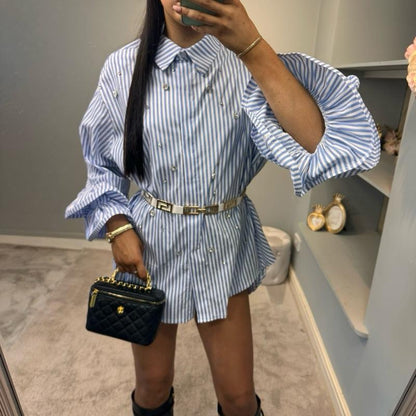 MIA Pattern Shirt Dress for Women