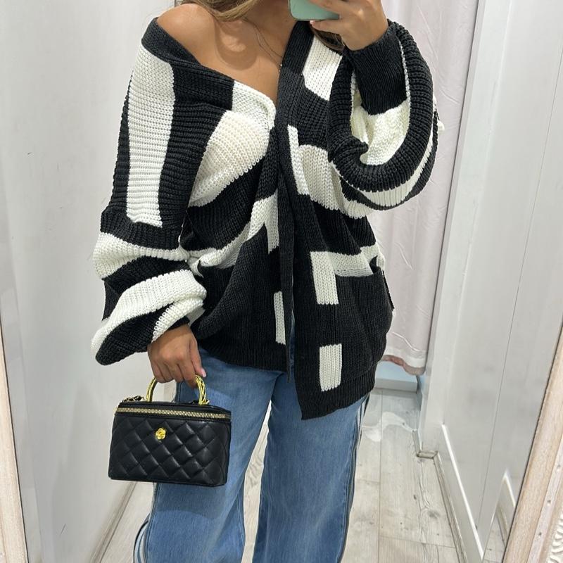 MAPLE Oversized Knitted Cardigan