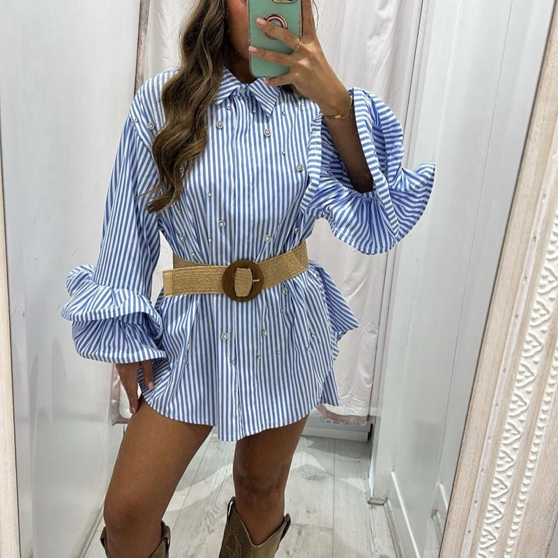 MIA Pattern Shirt Dress for Women