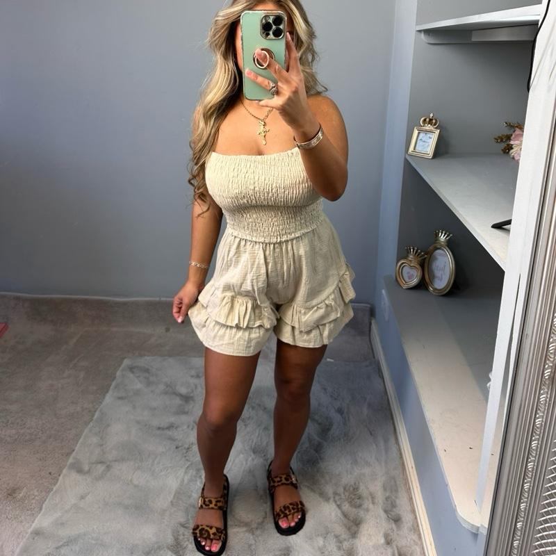 Kassie Loose Fit Baggy Casual Playsuit