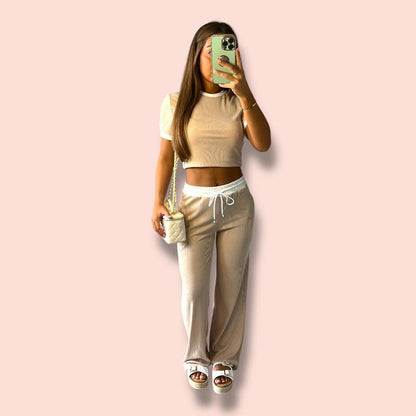 Danny Women’s Casual Top &amp; Trouser Lounge Set