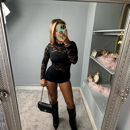 Lexi Lace Long Sleeve Women&