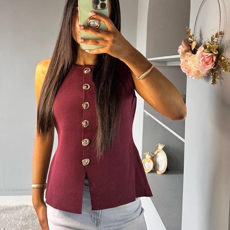 Jay Stylish Women’s Button-Up Waistcoat