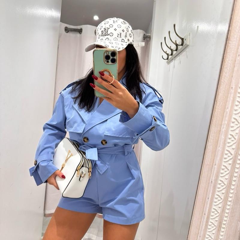 Cecille Trench Playsuit